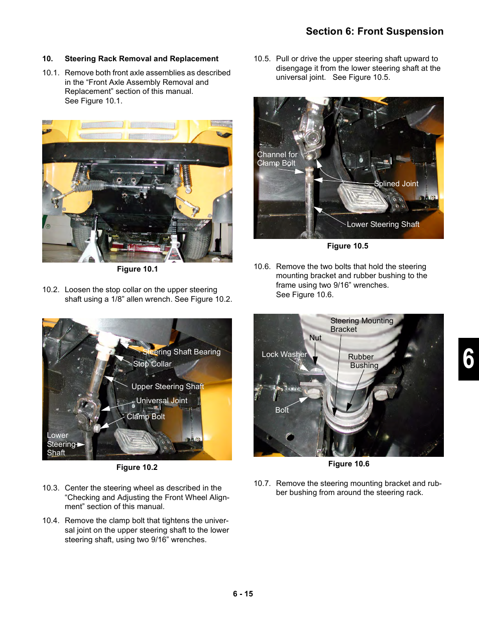 Cub Cadet 6 x 4 Big Country User Manual | Page 110 / 121