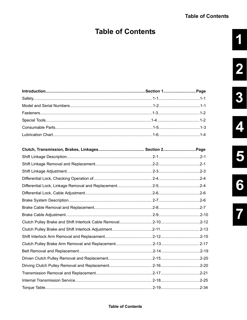 Cub Cadet 6 x 4 Big Country User Manual | Page 2 / 121
