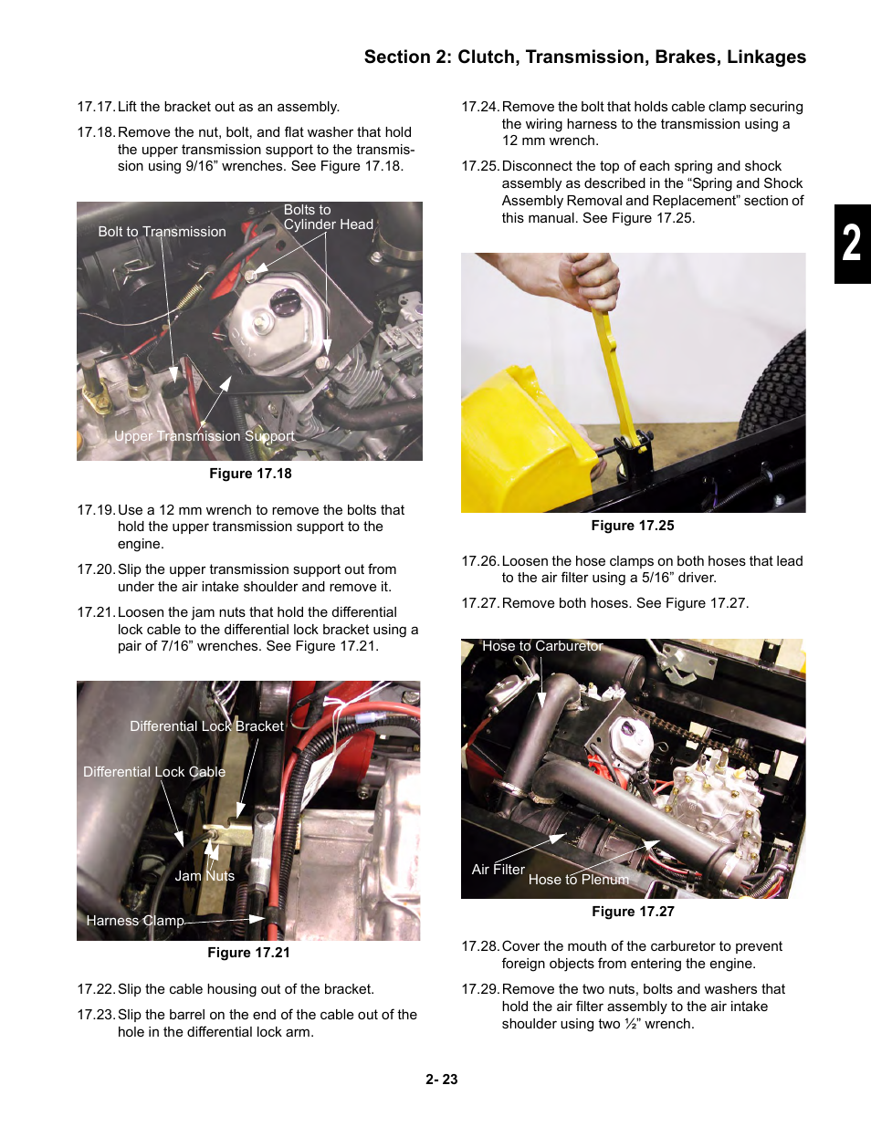 Cub Cadet 6 x 4 Big Country User Manual | Page 32 / 121