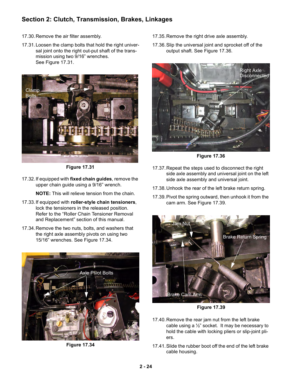 Cub Cadet 6 x 4 Big Country User Manual | Page 33 / 121