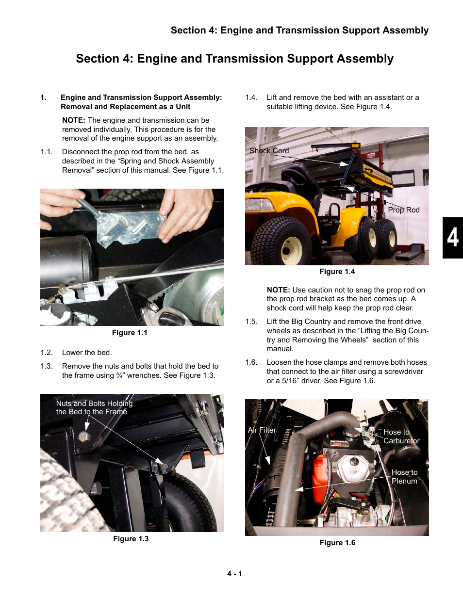 Cub Cadet 6 x 4 Big Country User Manual | Page 70 / 121