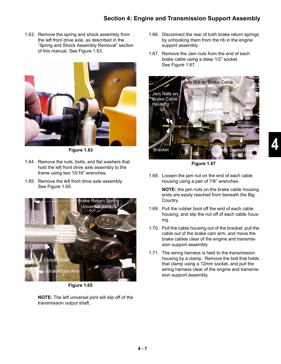 Cub Cadet 6 x 4 Big Country User Manual | Page 76 / 121