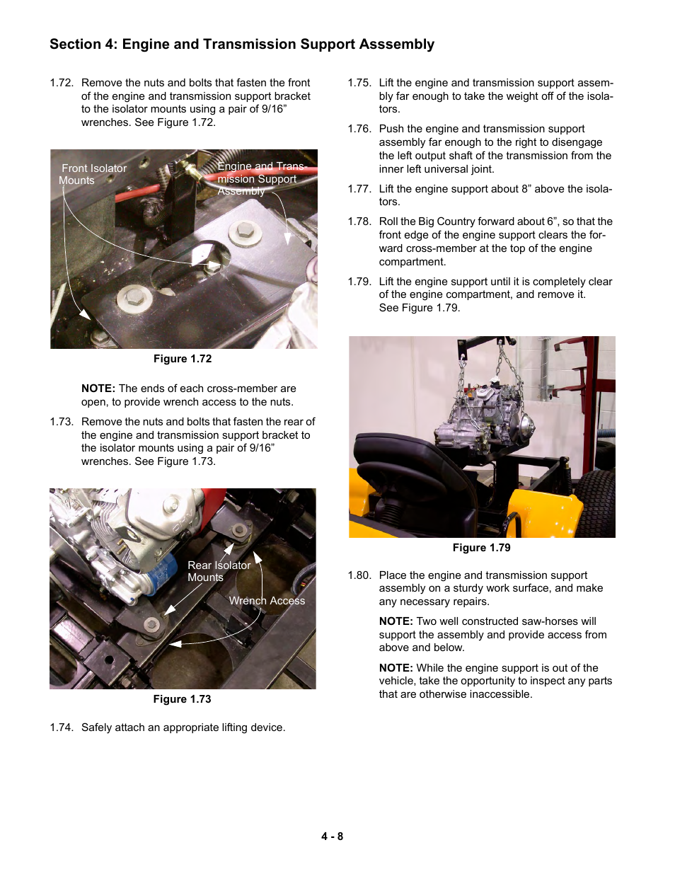 Cub Cadet 6 x 4 Big Country User Manual | Page 77 / 121