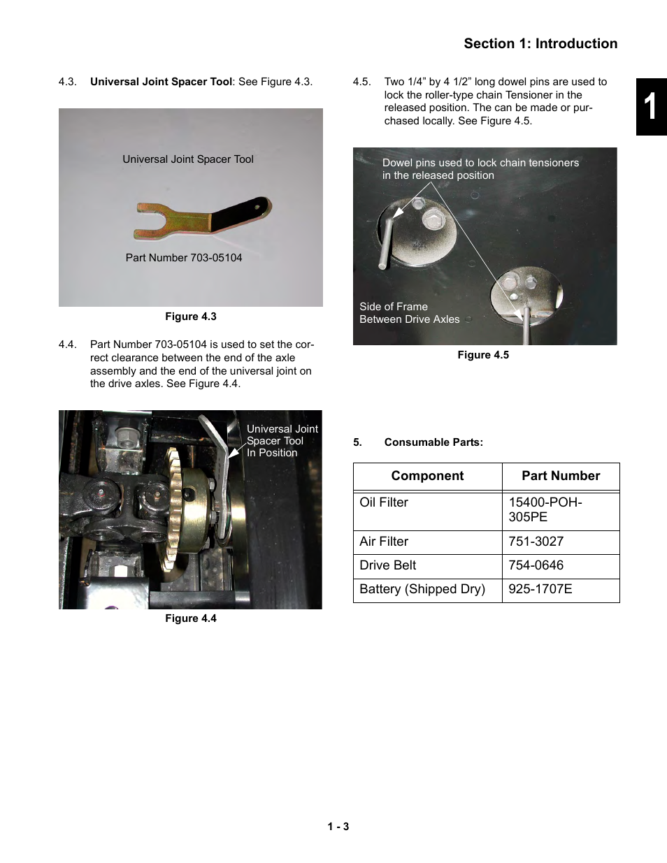 Consumable parts | Cub Cadet 6 x 4 Big Country User Manual | Page 8 / 121