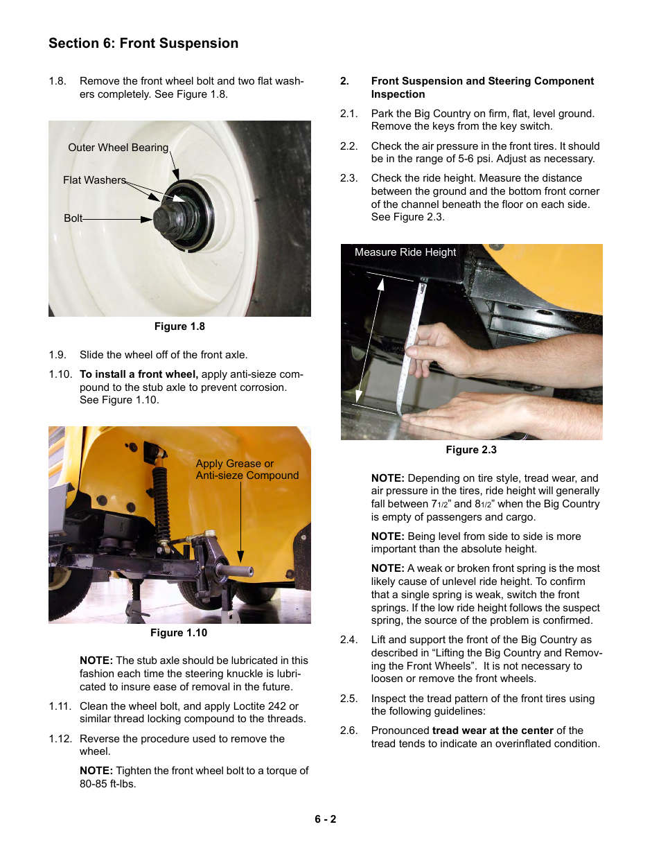 Cub Cadet 6 x 4 Big Country User Manual | Page 97 / 121