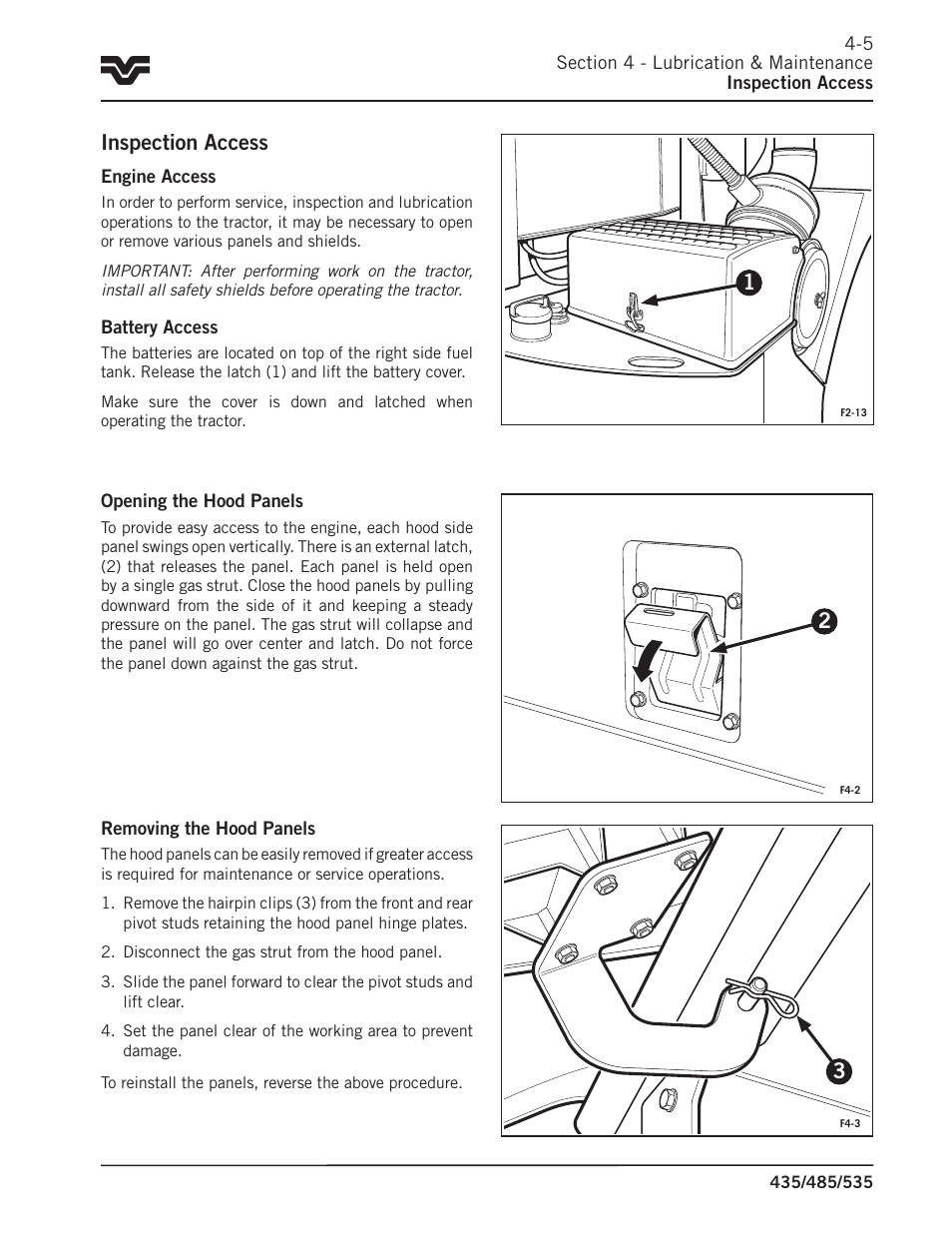 Inspection access | Buhler 535 User Manual | Page 138 / 249