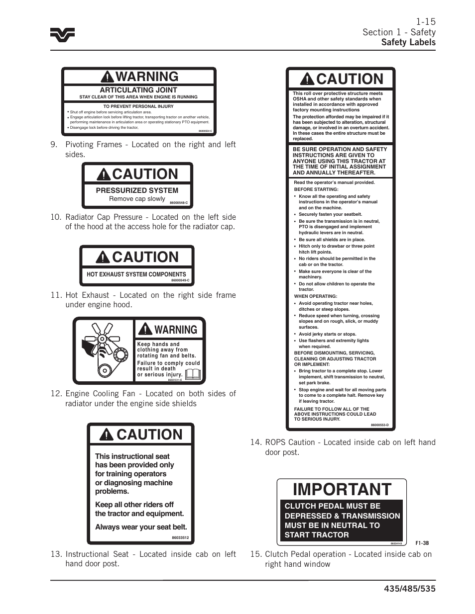 Important, Caution, Warning | Buhler 535 User Manual | Page 16 / 249