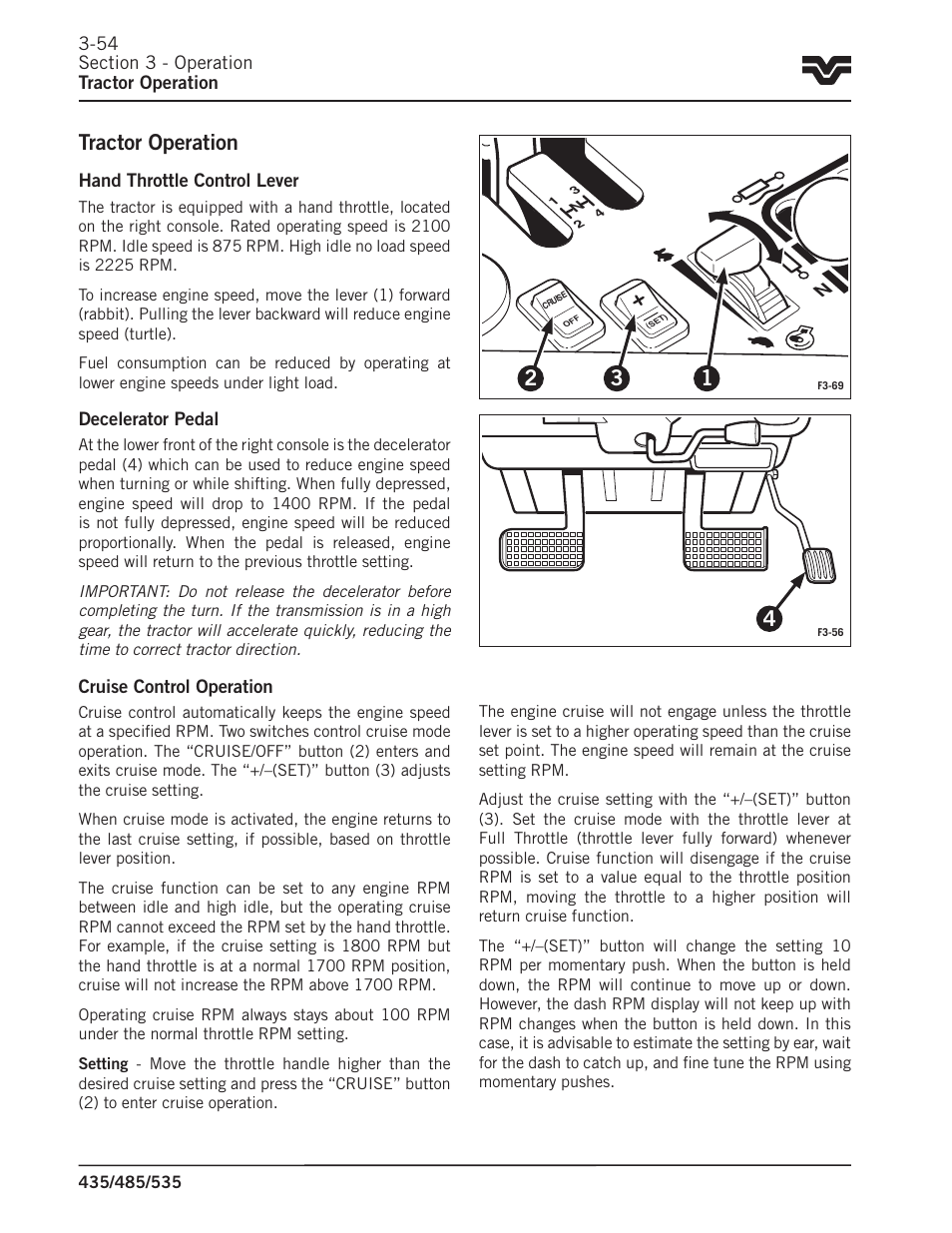 Tractor operation | Buhler 535 User Manual | Page 83 / 249