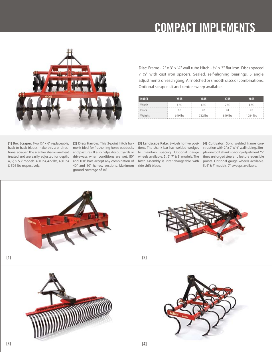 Compact implements | Buhler C8317 User Manual | Page 5 / 8