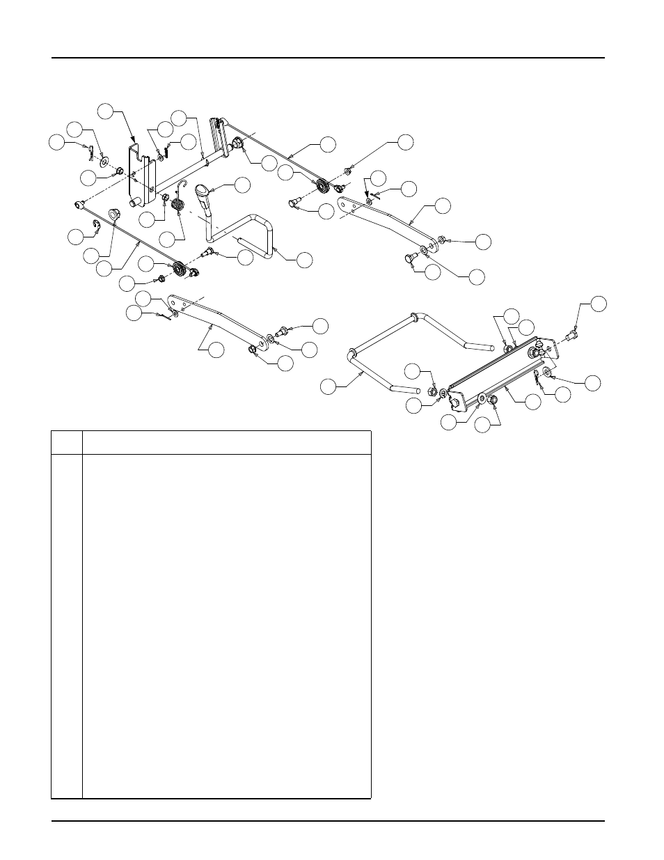 Lift assembly | Cub Cadet 1525 User Manual | Page 11 / 39