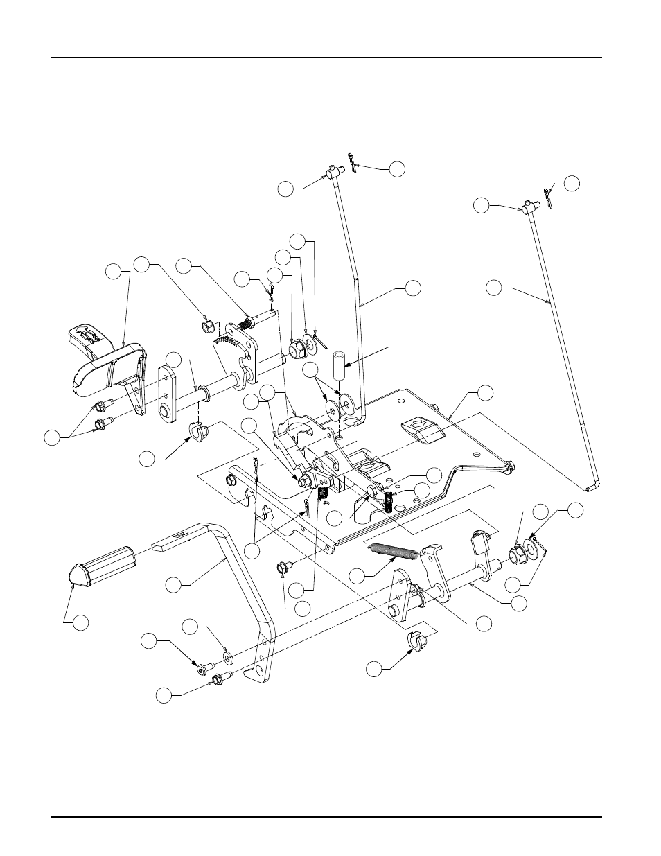 Pedal assembly | Cub Cadet 1525 User Manual | Page 12 / 39