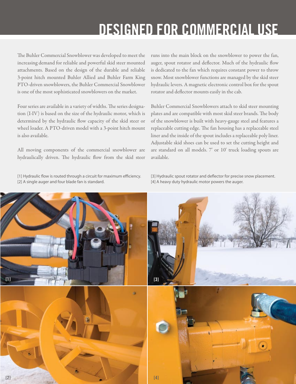Designed for commercial use | Buhler B6622HSB-2 User Manual | Page 3 / 4