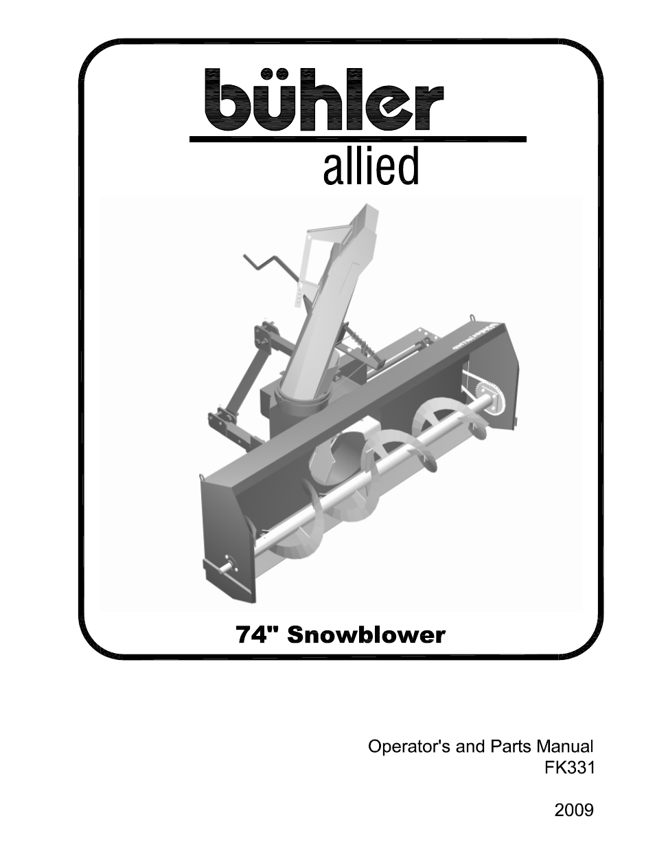 Buhler Allied FK331 User Manual | 28 pages