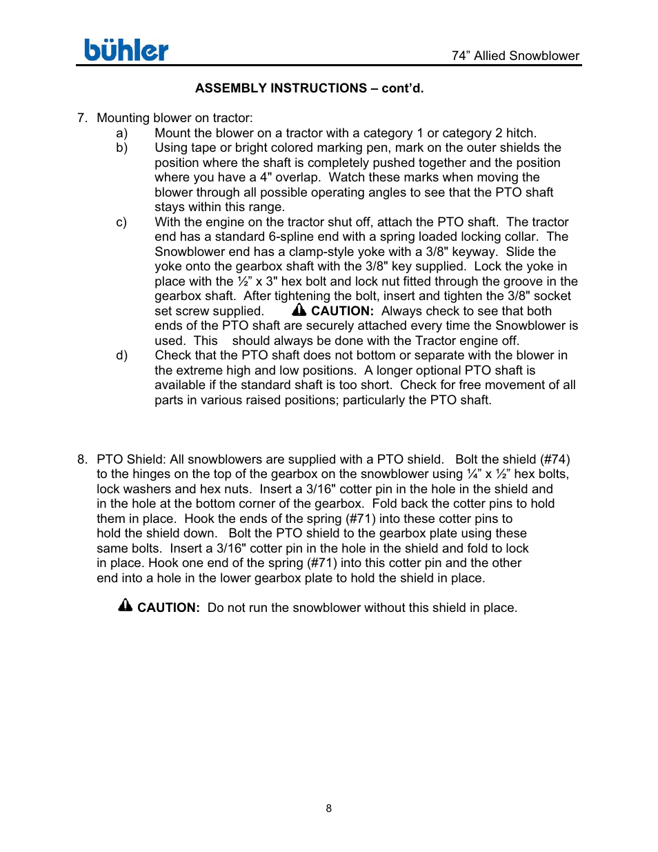 Buhler Allied FK331 User Manual | Page 11 / 28