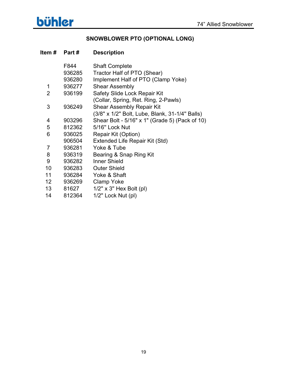 Buhler Allied FK331 User Manual | Page 22 / 28