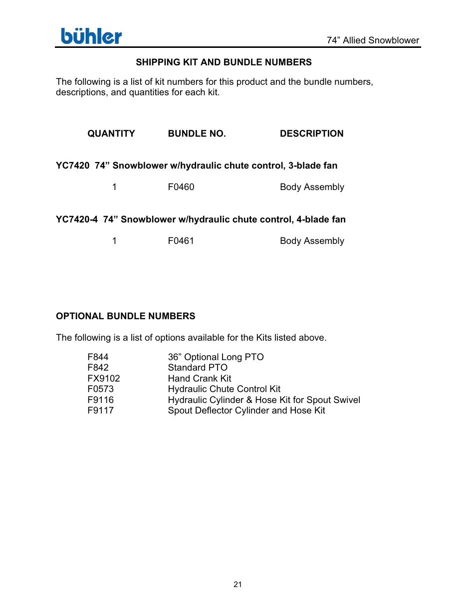 Buhler Allied FK331 User Manual | Page 24 / 28