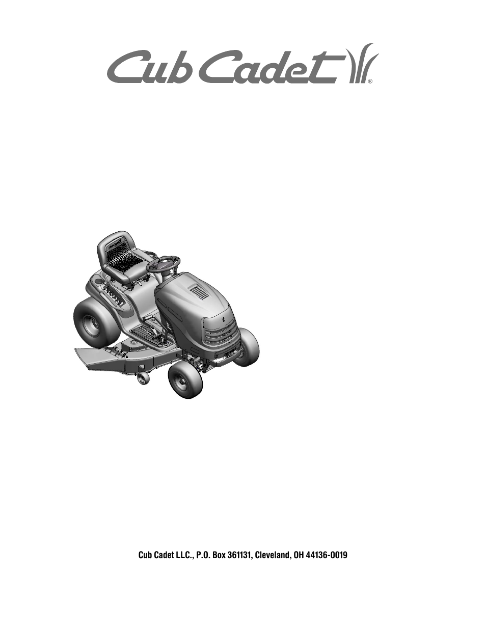 Cub Cadet 1222 User Manual | 28 pages