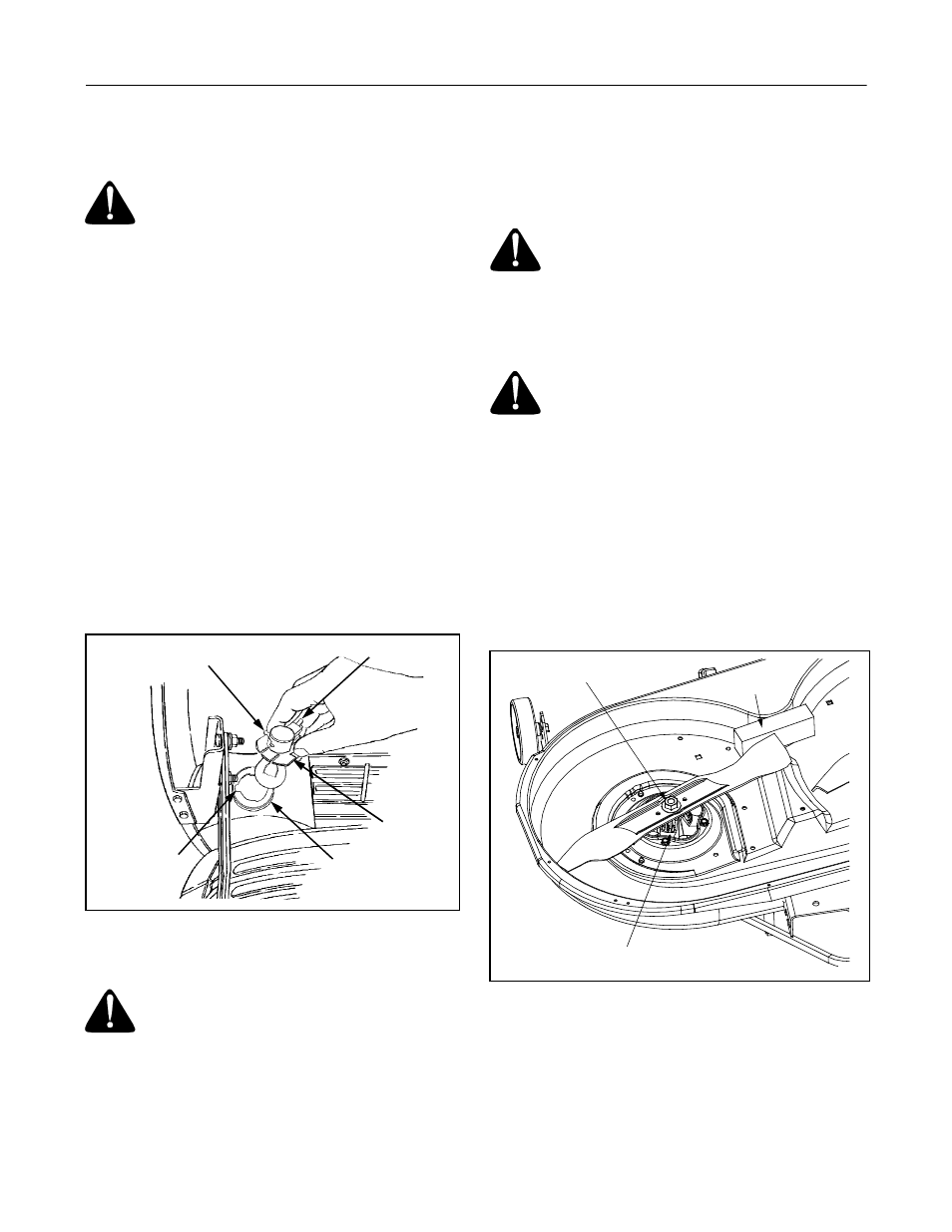 Head lamp, Tires, Cutting blades | Cub Cadet 1527 User Manual | Page 24 / 36