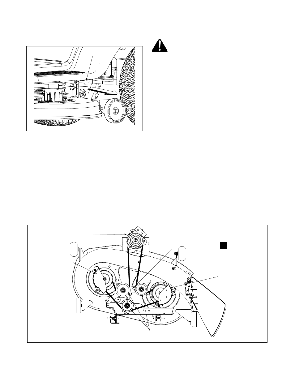 Model 1525, Changing the deck belt(s) | Cub Cadet 1527 User Manual | Page 26 / 36