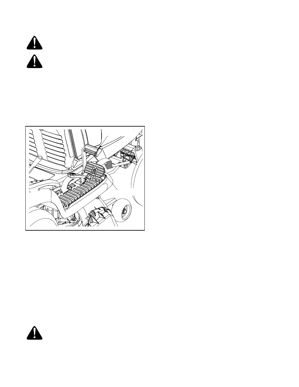 Driving the tractor, Driving on slopes, Setting the cruise control | Using the deck lift lever | Cub Cadet 1529 User Manual | Page 14 / 36