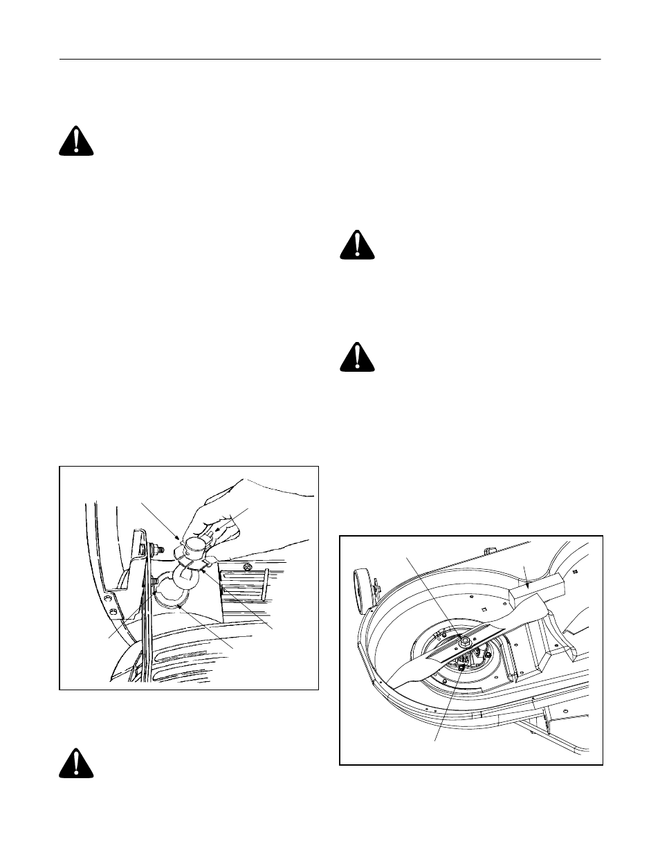 Head lamp, Tires, Cutting blades | Cub Cadet 1529 User Manual | Page 24 / 36