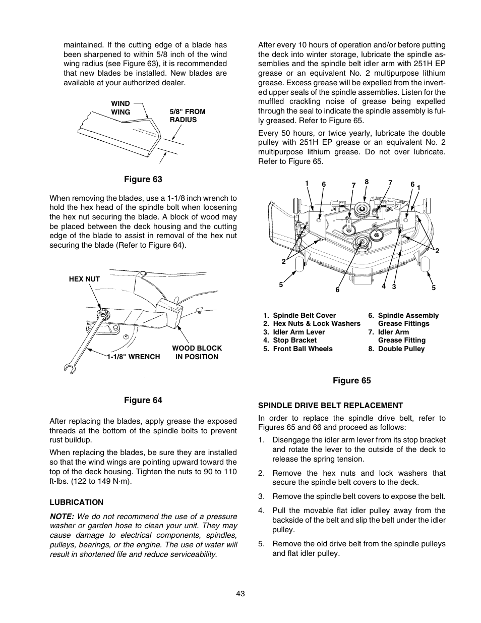 Cub Cadet 2518-44 User Manual | Page 43 / 60