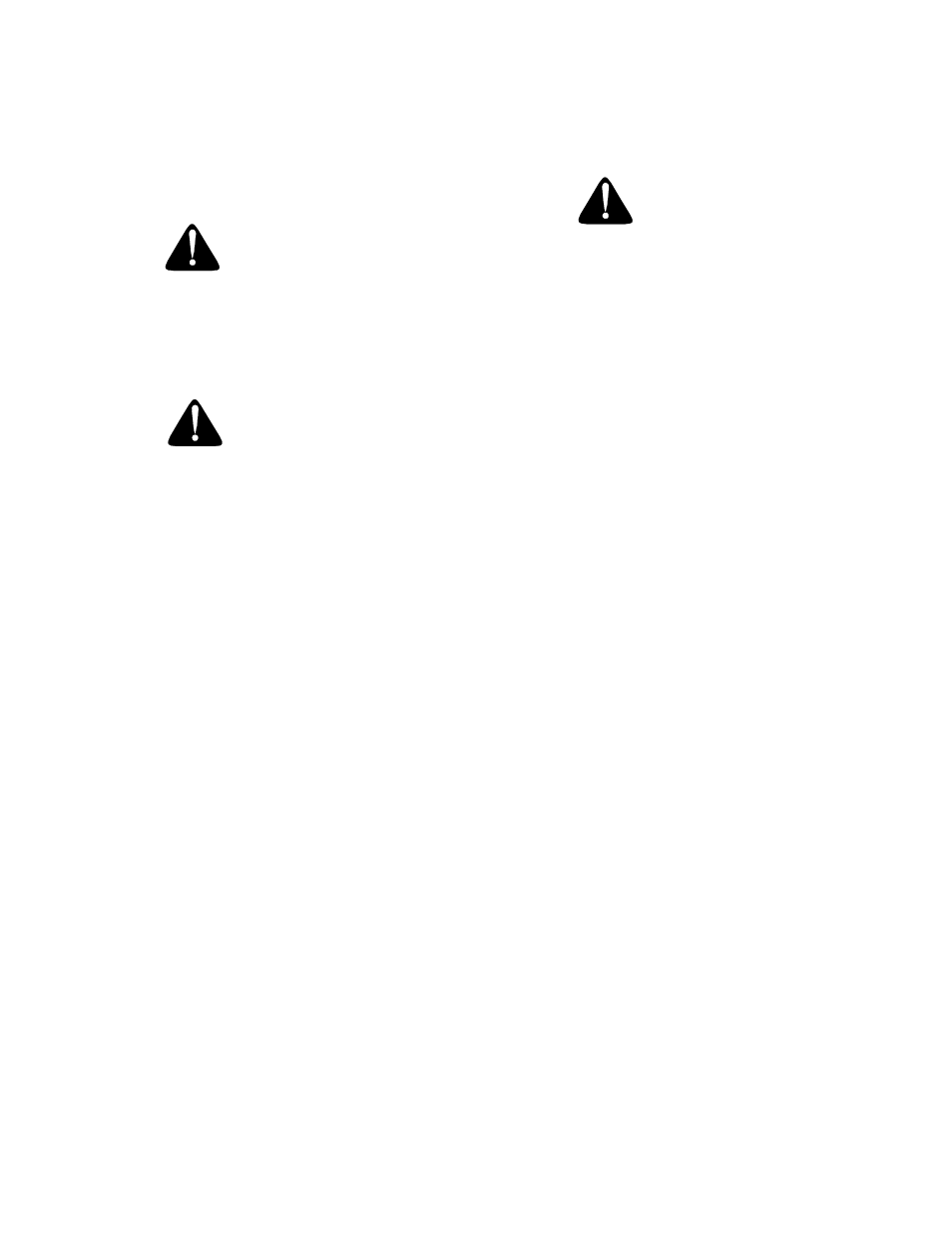 Warning, Caution | Cub Cadet 2518-44 User Manual | Page 45 / 60