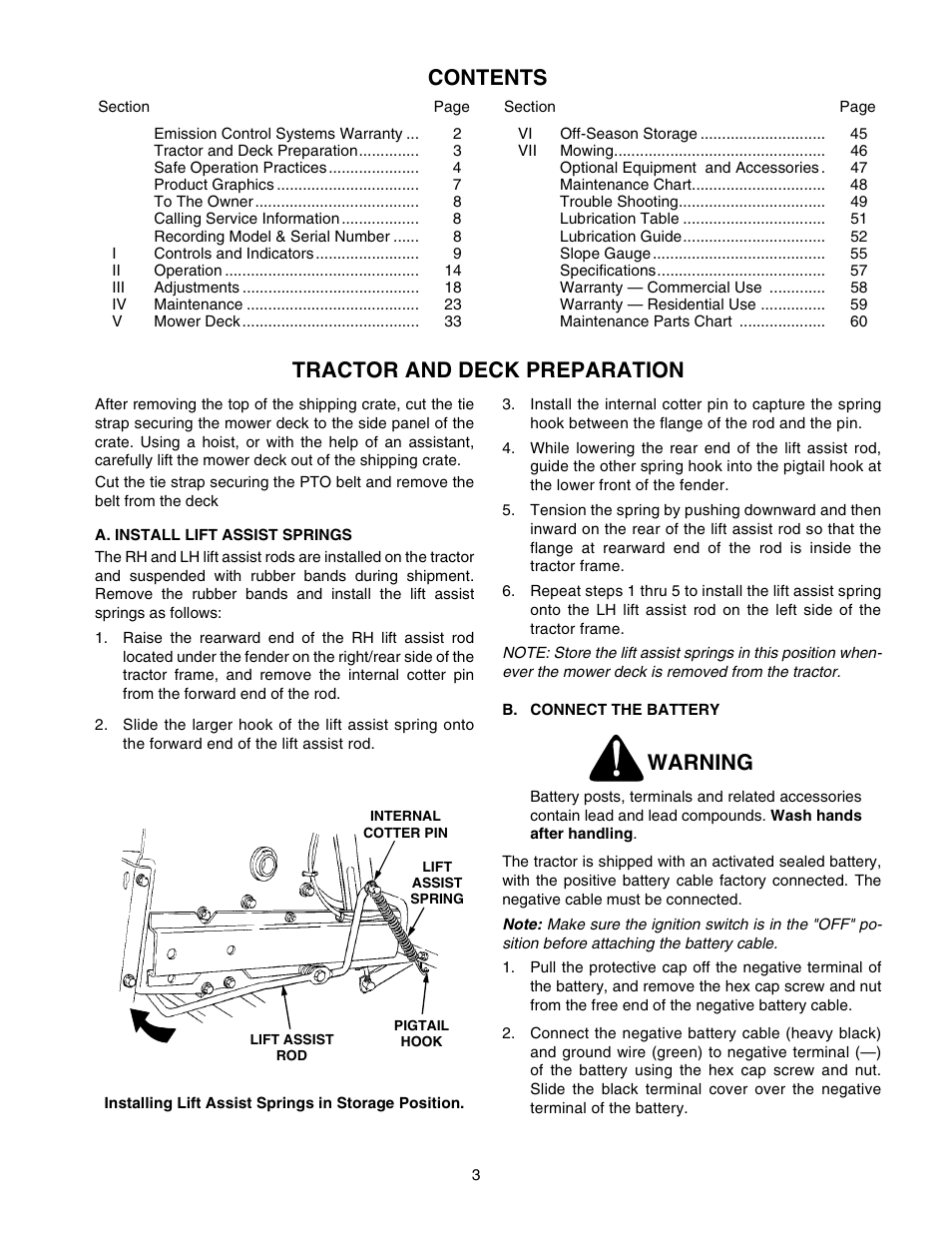 Cub Cadet 2518-48 User Manual | Page 3 / 60