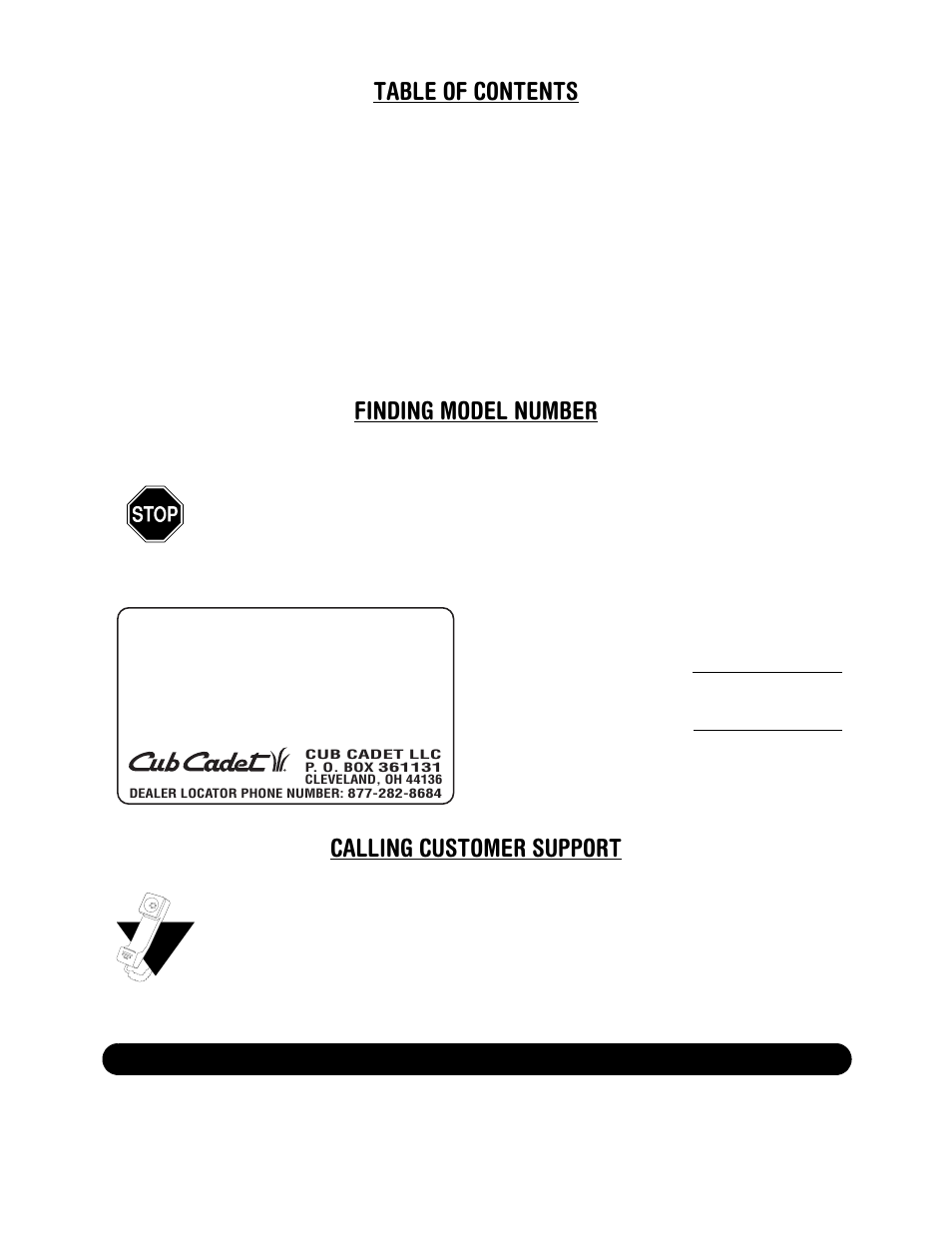 Cub Cadet 430d User Manual | Page 2 / 24
