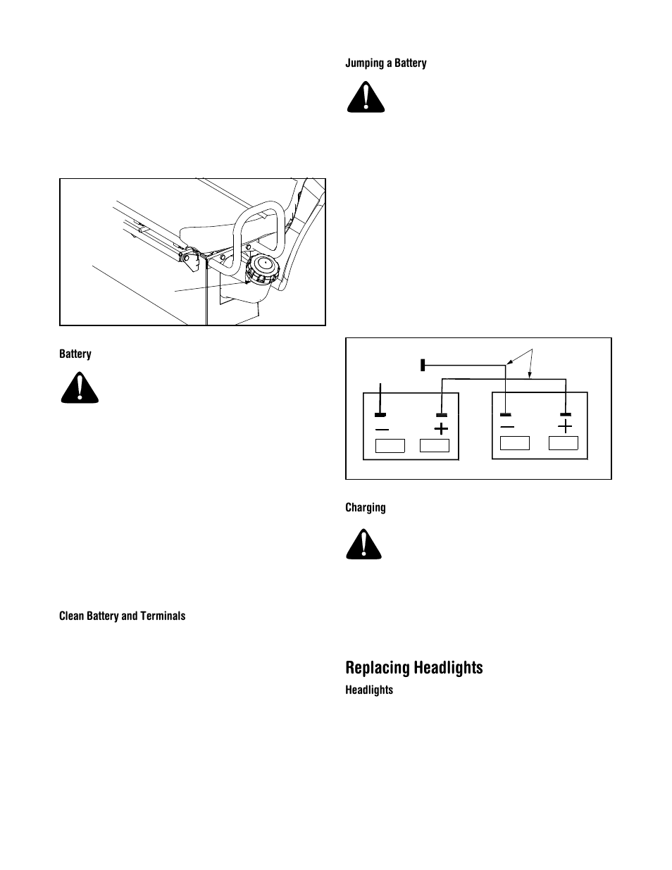Replacing headlights | Cub Cadet 641 User Manual | Page 13 / 20