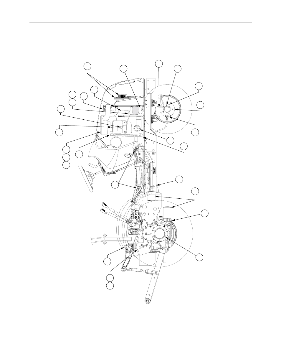 Lubrication and maintenance chart (illustration) | Cub Cadet 7252 User Manual | Page 30 / 52