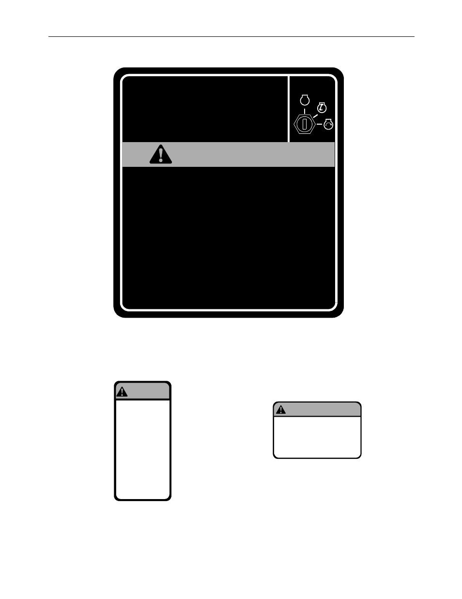 Warn i n g, Ignition, Safety labels | Warning | Cub Cadet 7252 User Manual | Page 8 / 52