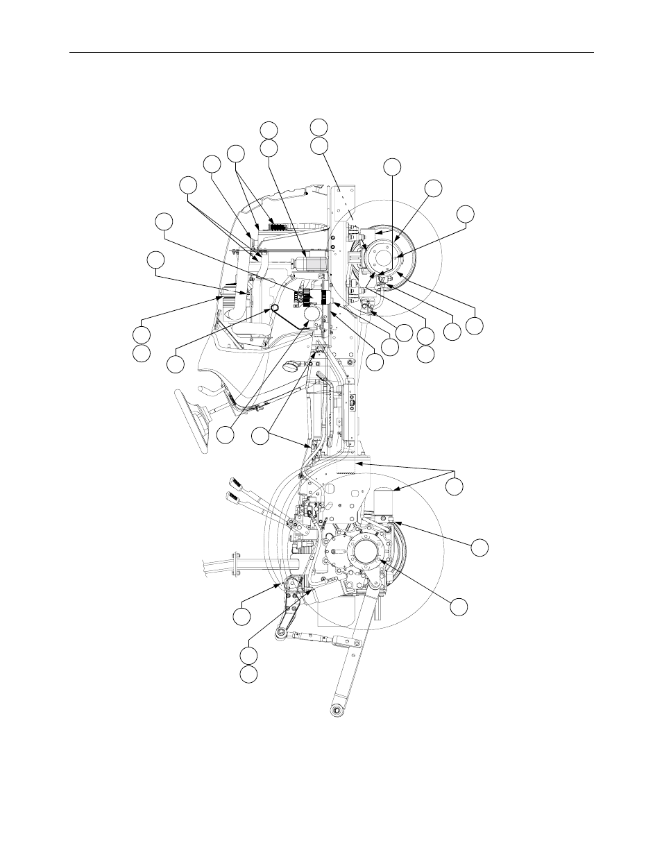 Lubrication and maintenance chart (illustration) | Cub Cadet 7264 User Manual | Page 28 / 52