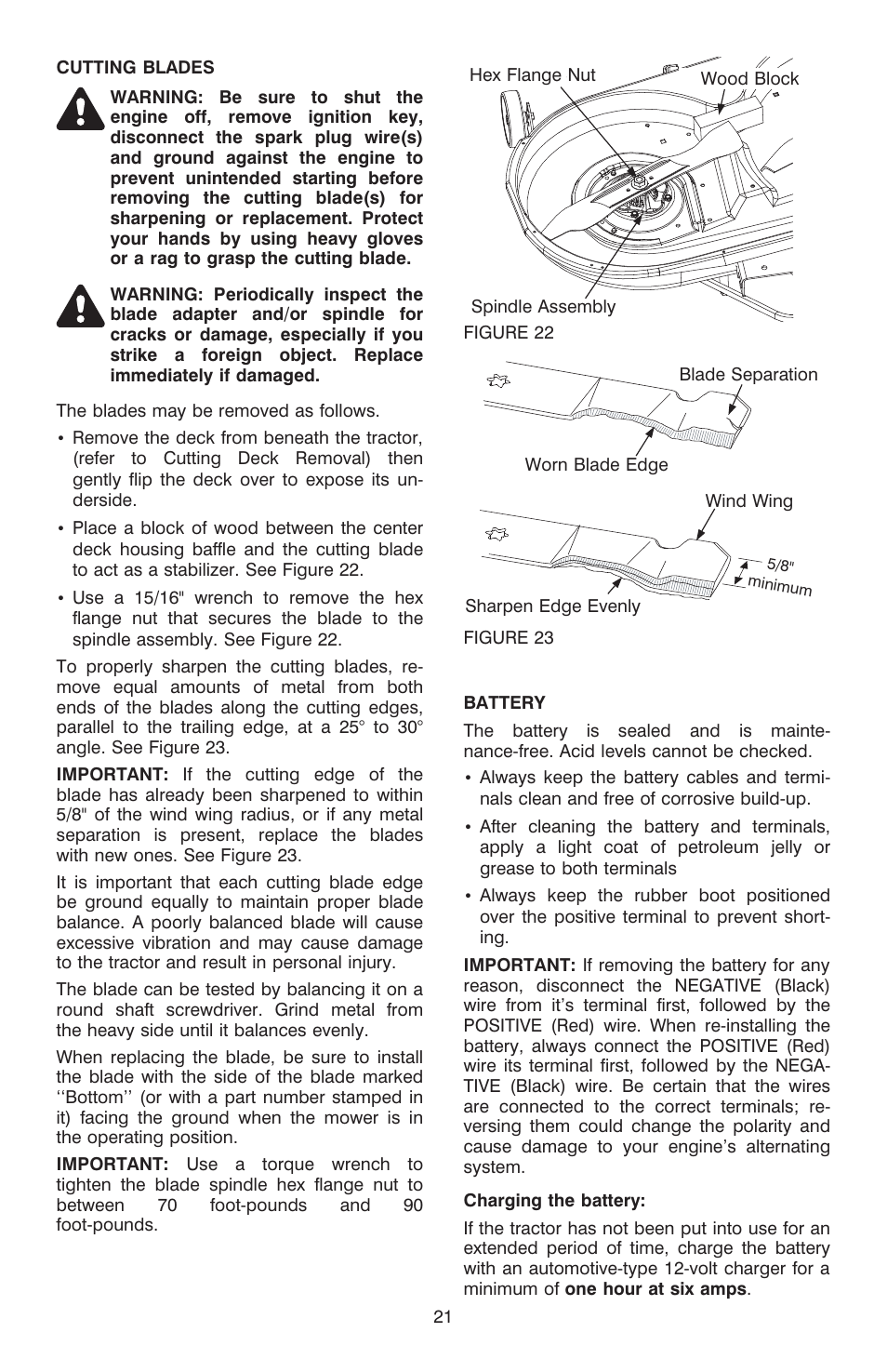 Cub Cadet C-155G User Manual | Page 21 / 28