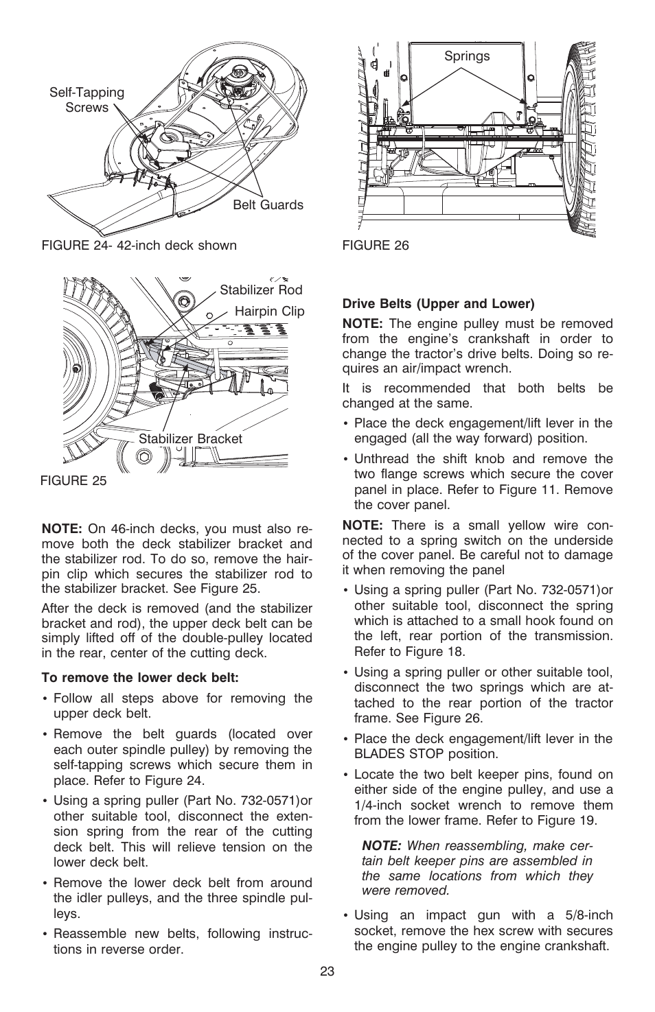 Cub Cadet C-155G User Manual | Page 23 / 28