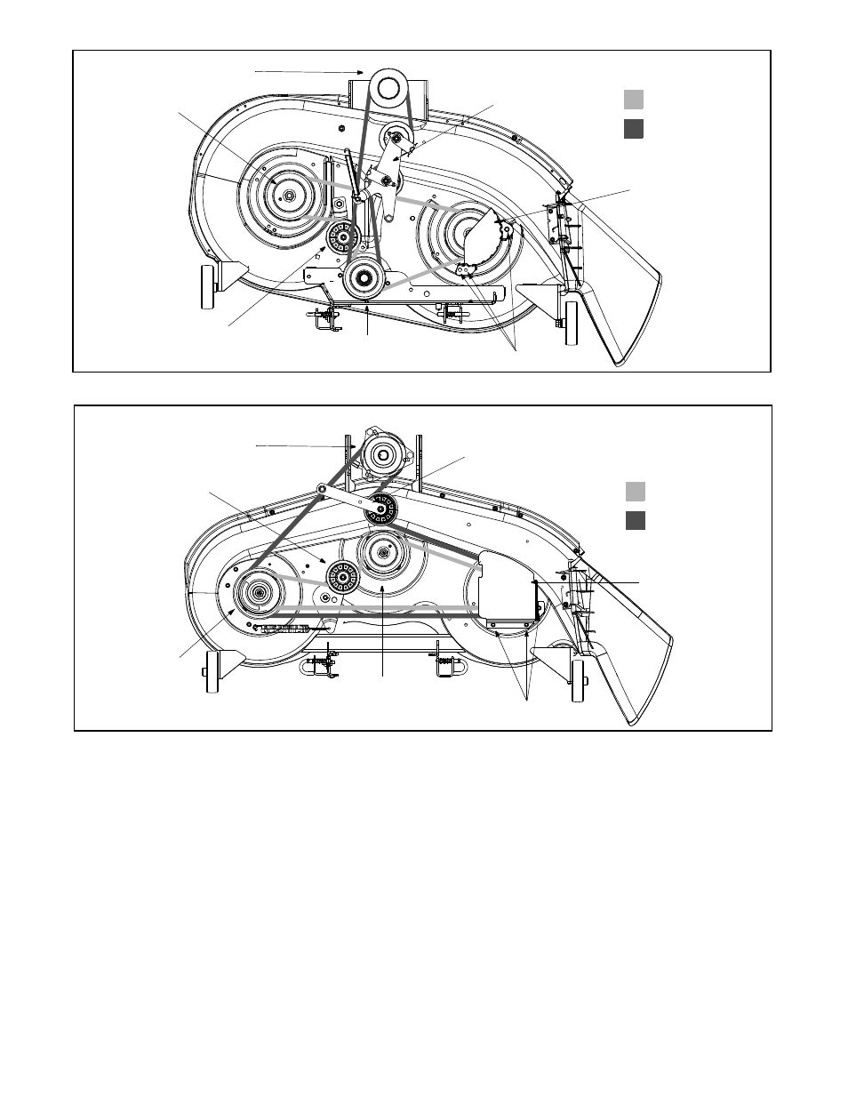 Models with manual pto, Models with electric pto | Cub Cadet CLT-180 User Manual | Page 25 / 30