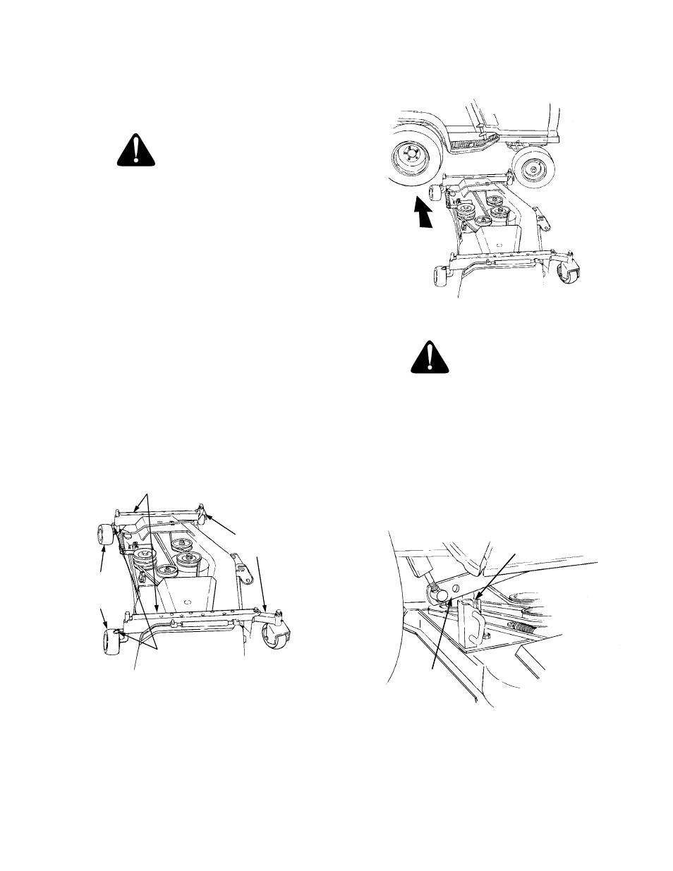 Warning, Caution | Cub Cadet GT-2186-48 User Manual | Page 33 / 60