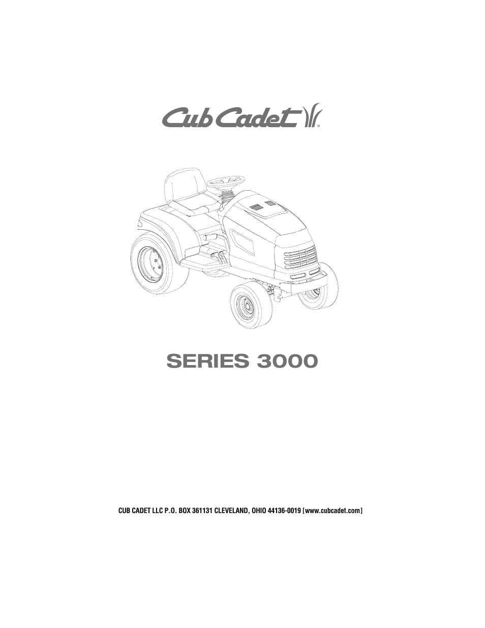 Cub Cadet GT-3204 User Manual | 44 pages