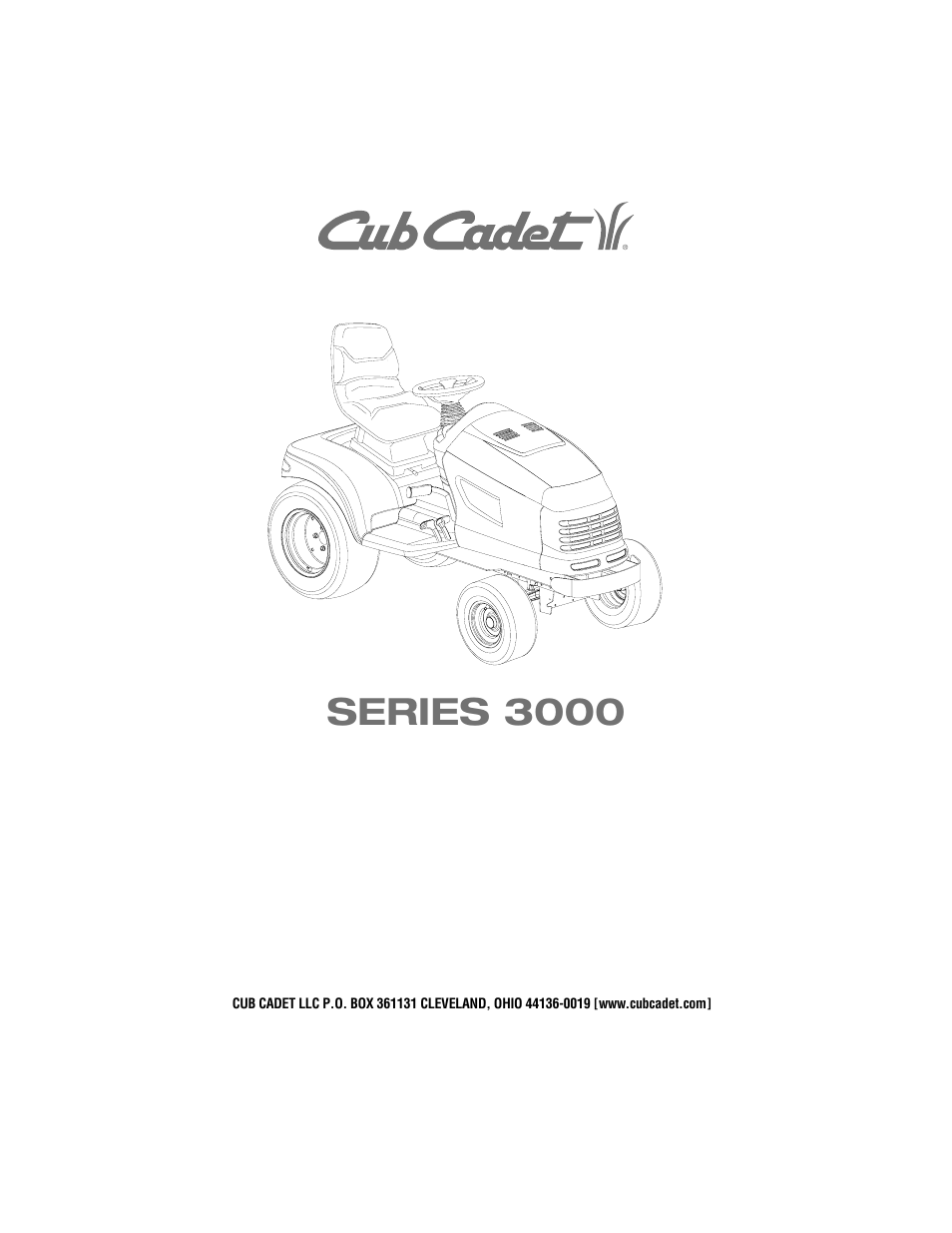 Cub Cadet GT-3235 User Manual | 44 pages