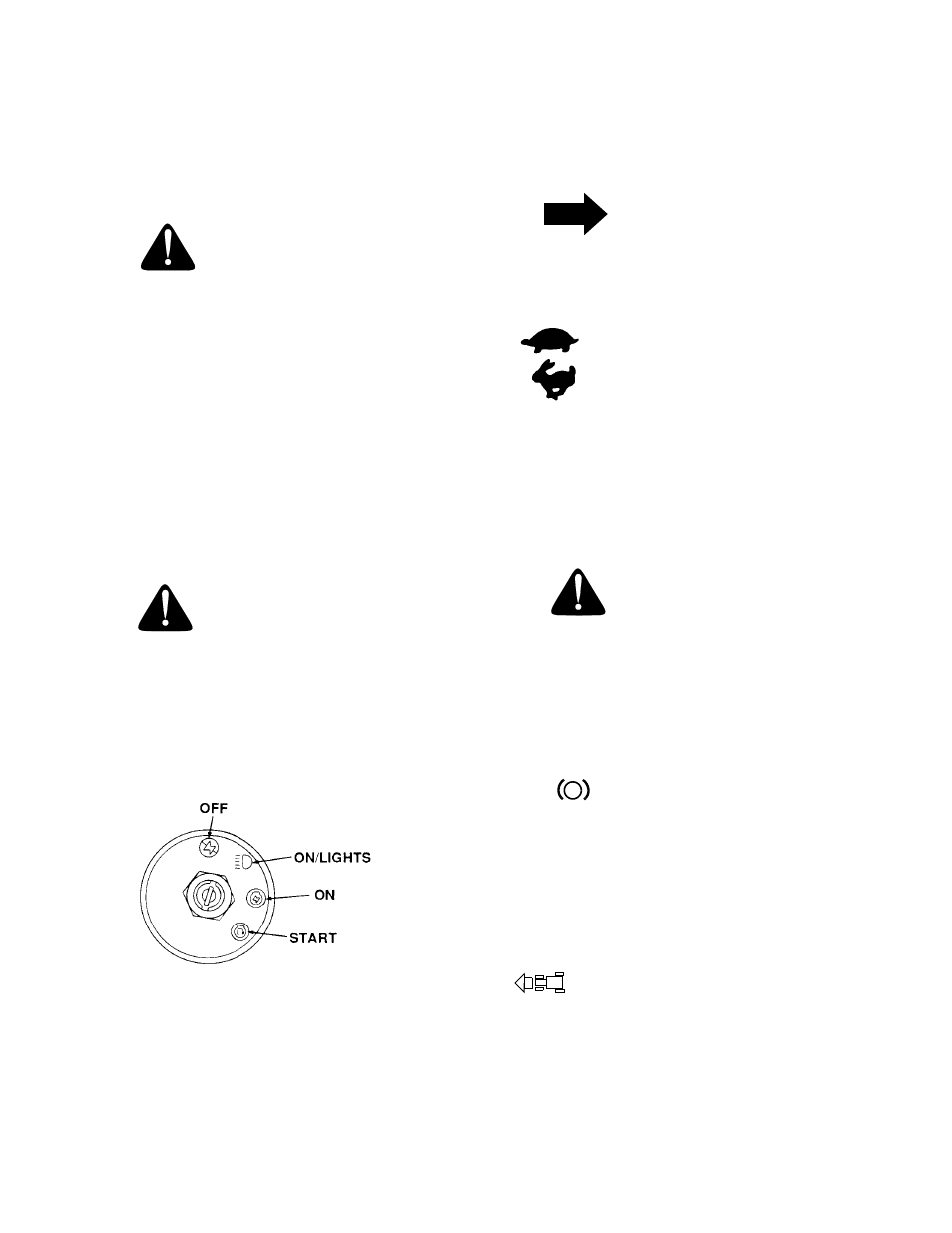 Caution, Warning | Cub Cadet LT-2180 User Manual | Page 10 / 60