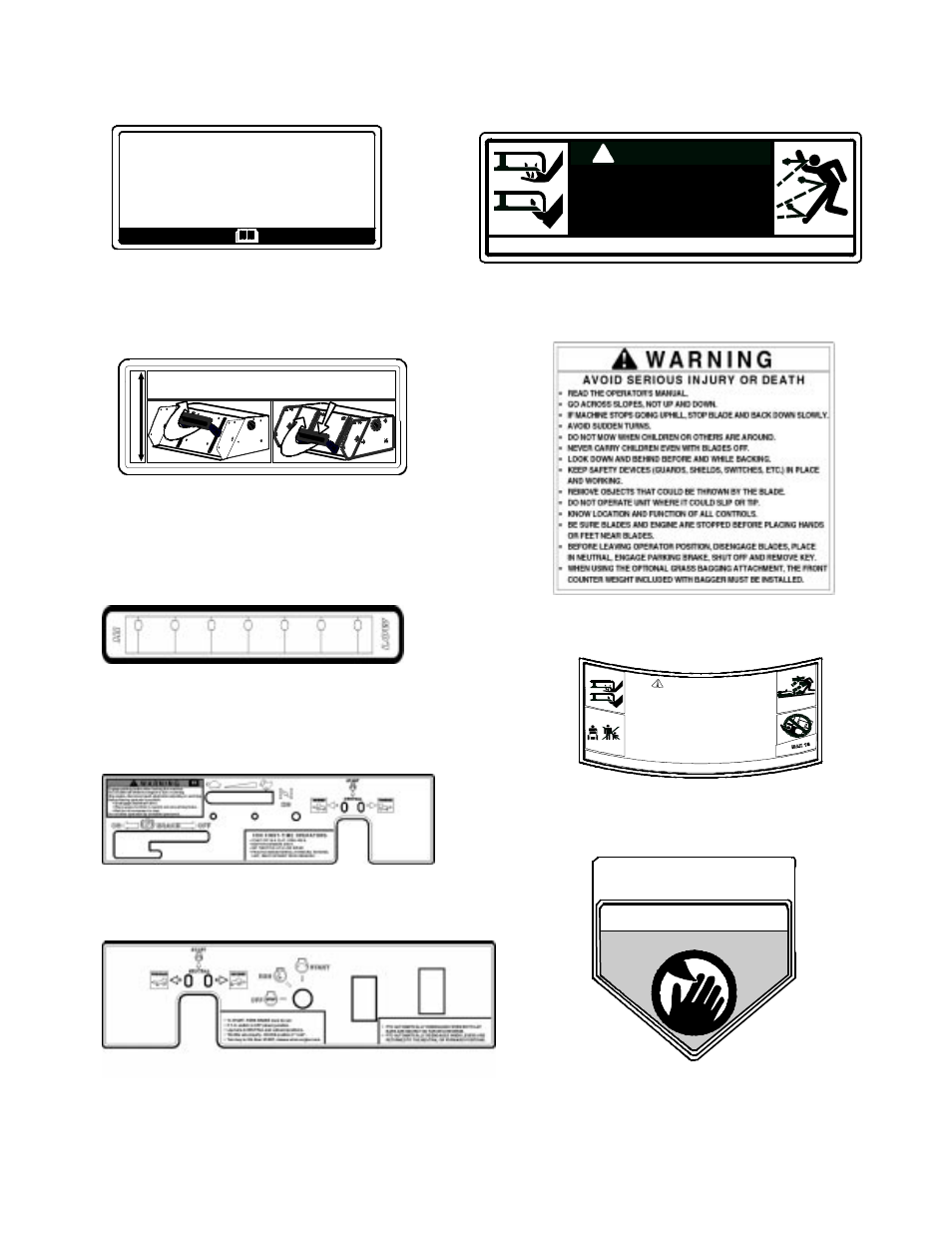 Belt routing, Safety decals and labels, Danger | D a n ge r, Da n ge r | Cub Cadet Z-force User Manual | Page 7 / 28