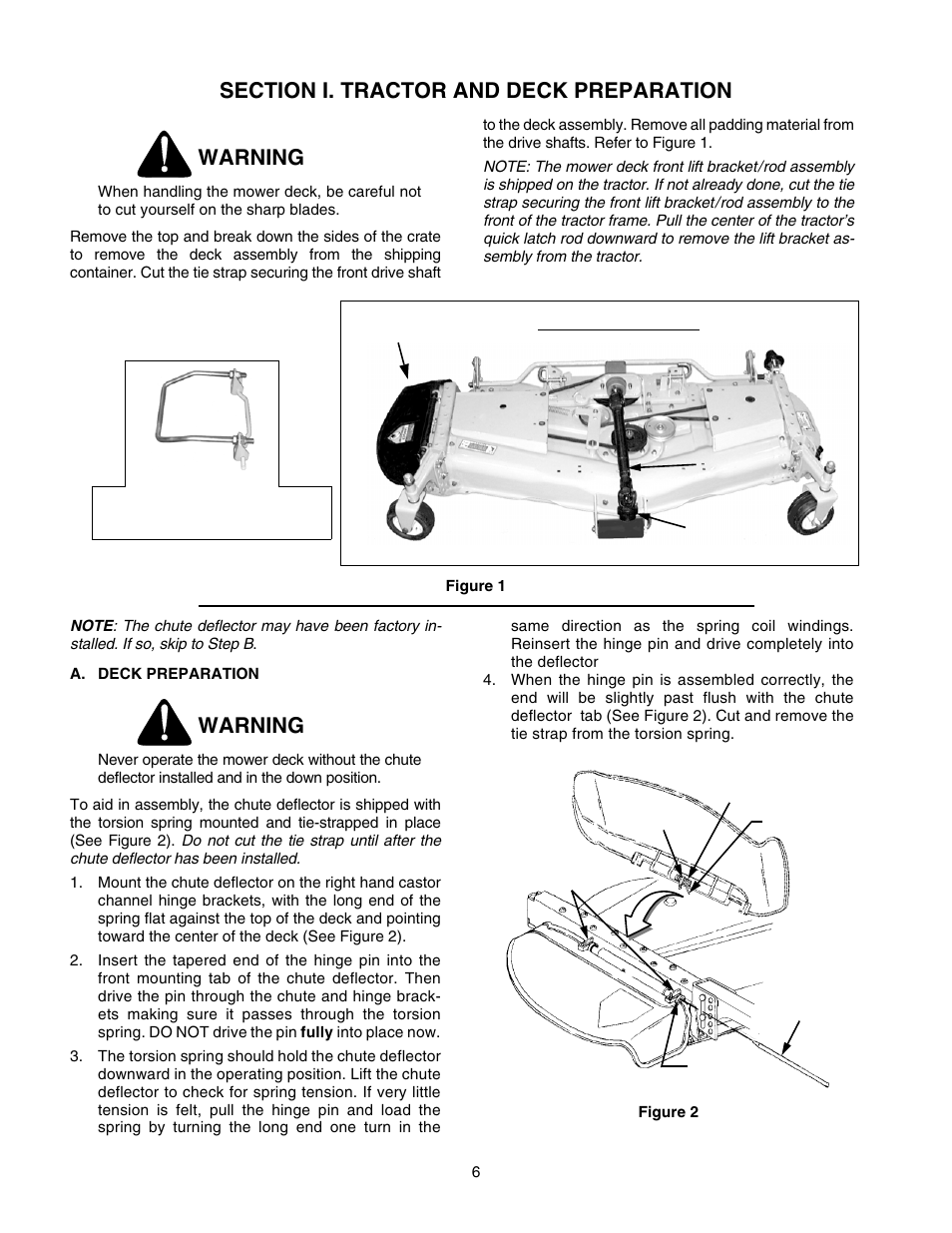 Warning | Cub Cadet 190-295-100 User Manual | Page 6 / 20