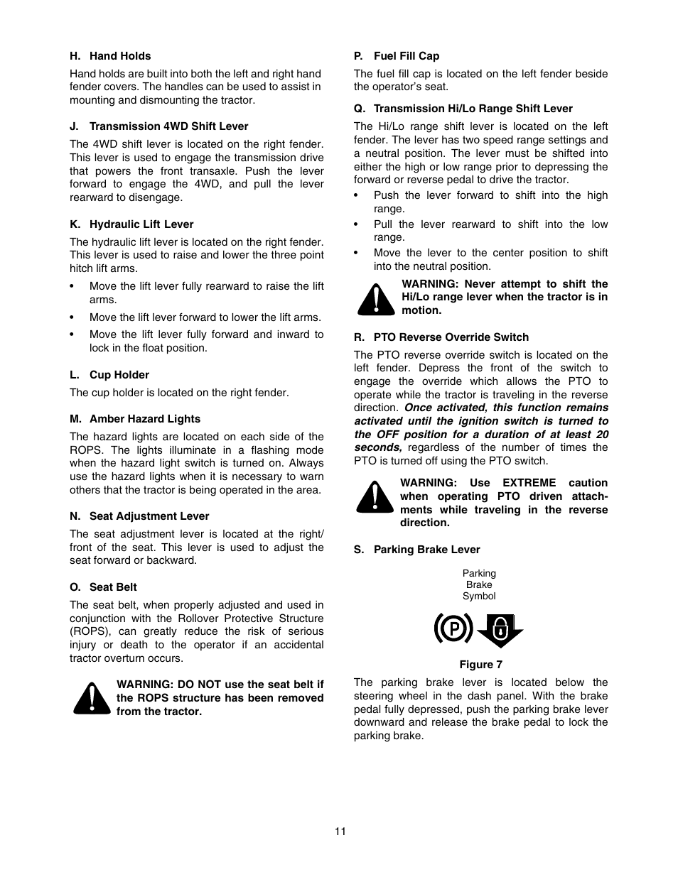 Cub Cadet 5234 User Manual | Page 11 / 48