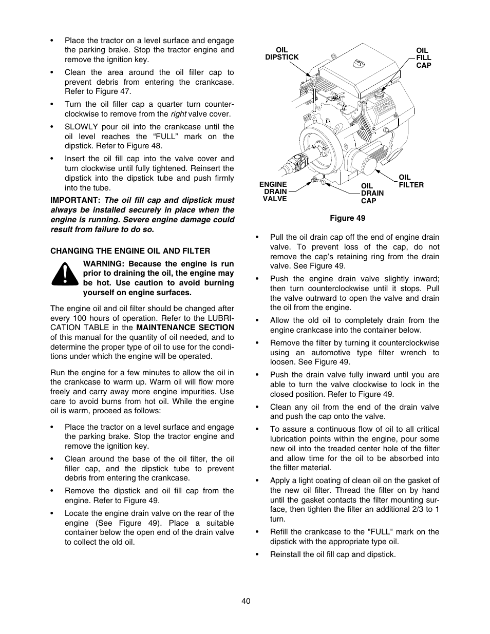 Cub Cadet 5252 User Manual | Page 40 / 48