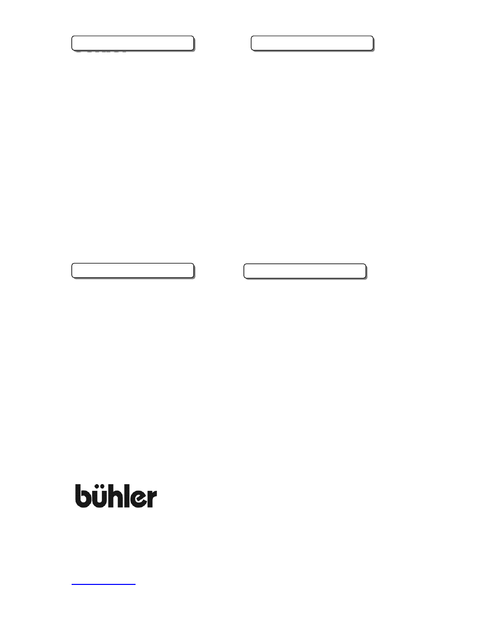 Buhler manufacturing | Buhler FK352 User Manual | Page 20 / 20