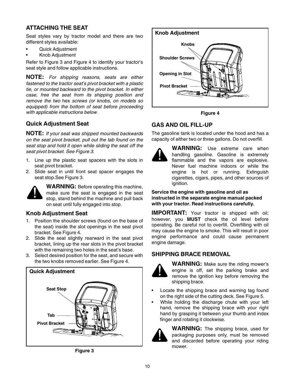 Figure 5, Figure 6 | Cub Cadet CLT-542H User Manual | Page 10 / 29