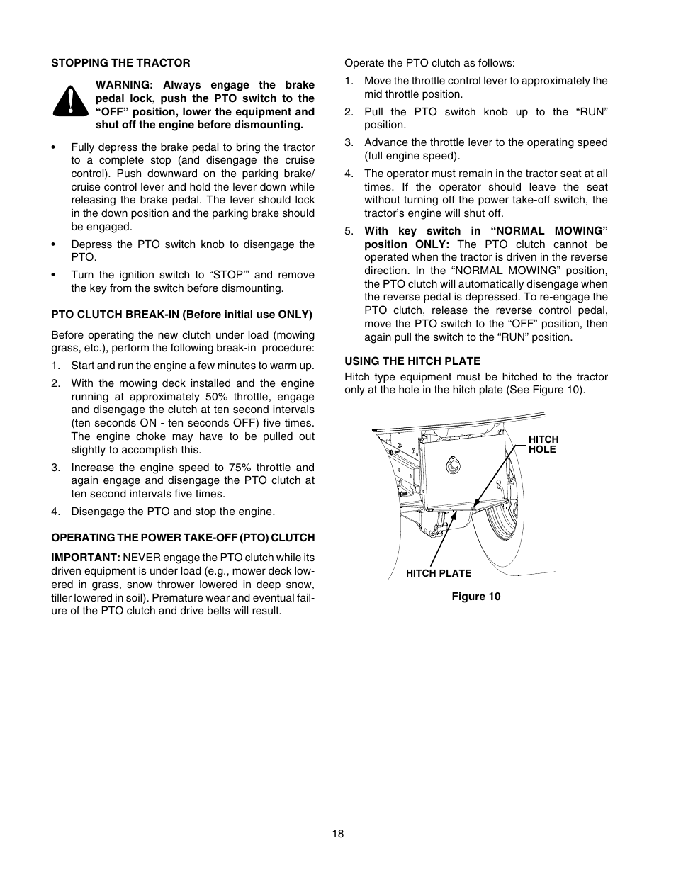 Cub Cadet GT-2544 User Manual | Page 18 / 56