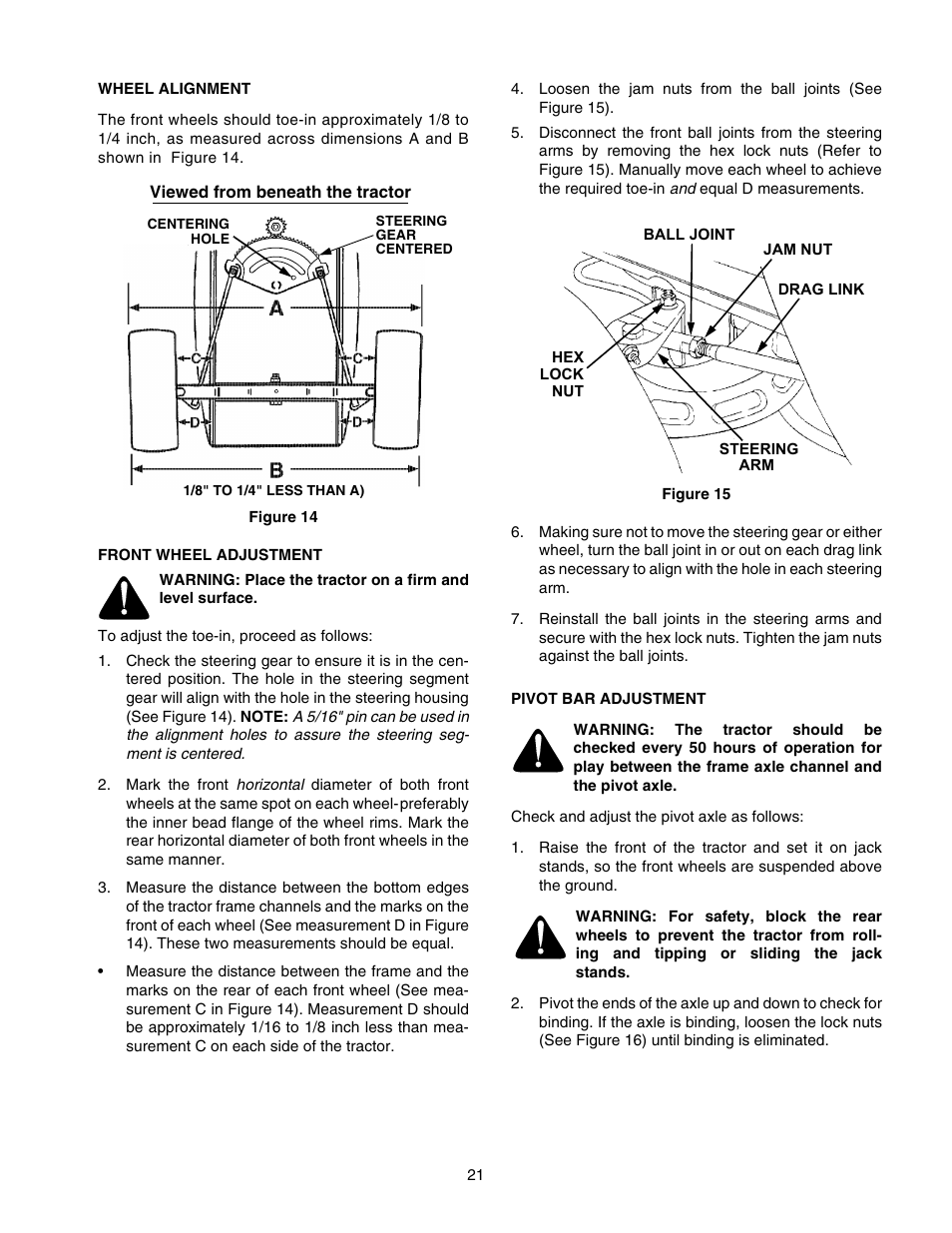 Cub Cadet GT-2544 User Manual | Page 21 / 56