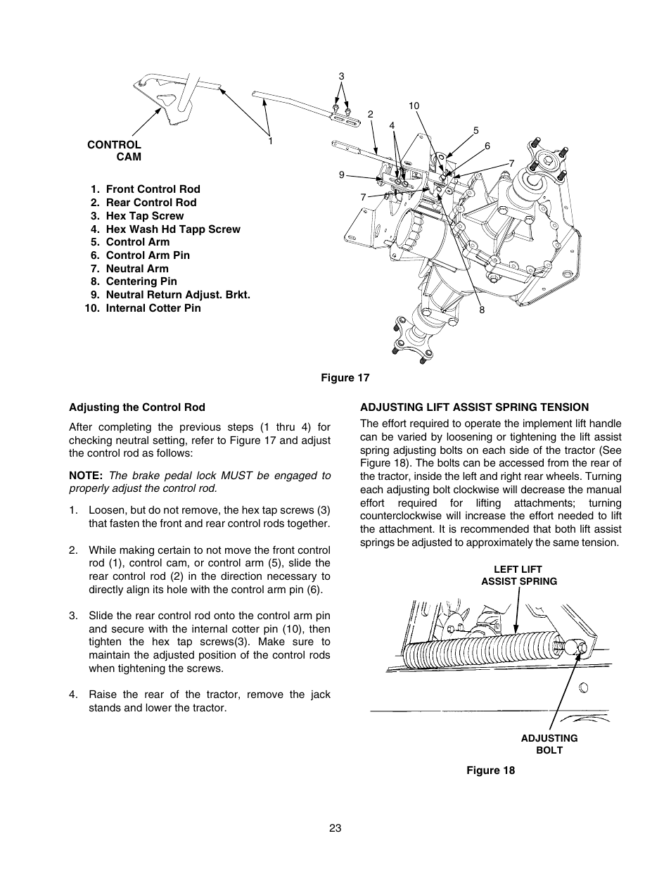 Cub Cadet GT-2544 User Manual | Page 23 / 56