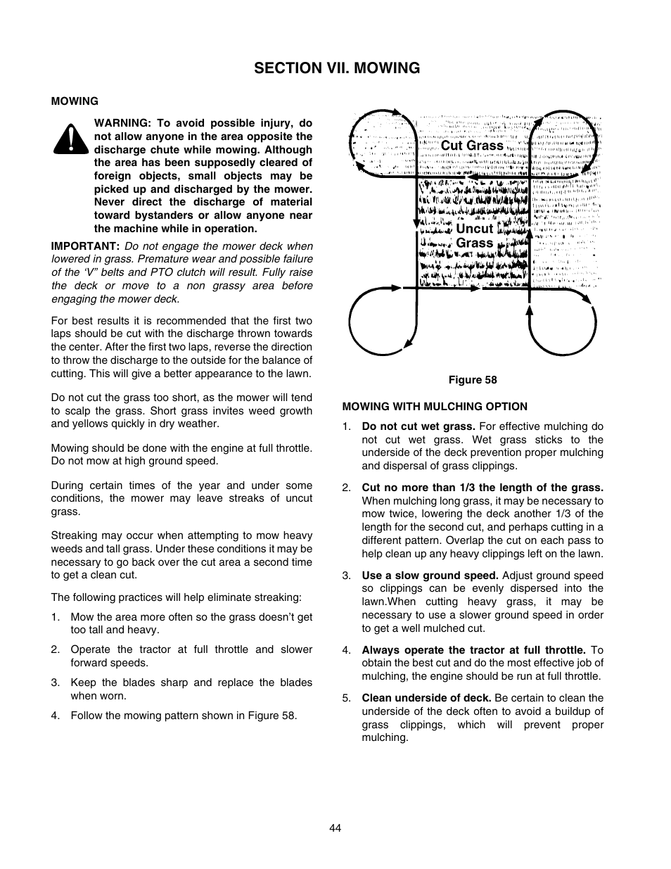 Cub Cadet GT-2544 User Manual | Page 44 / 56